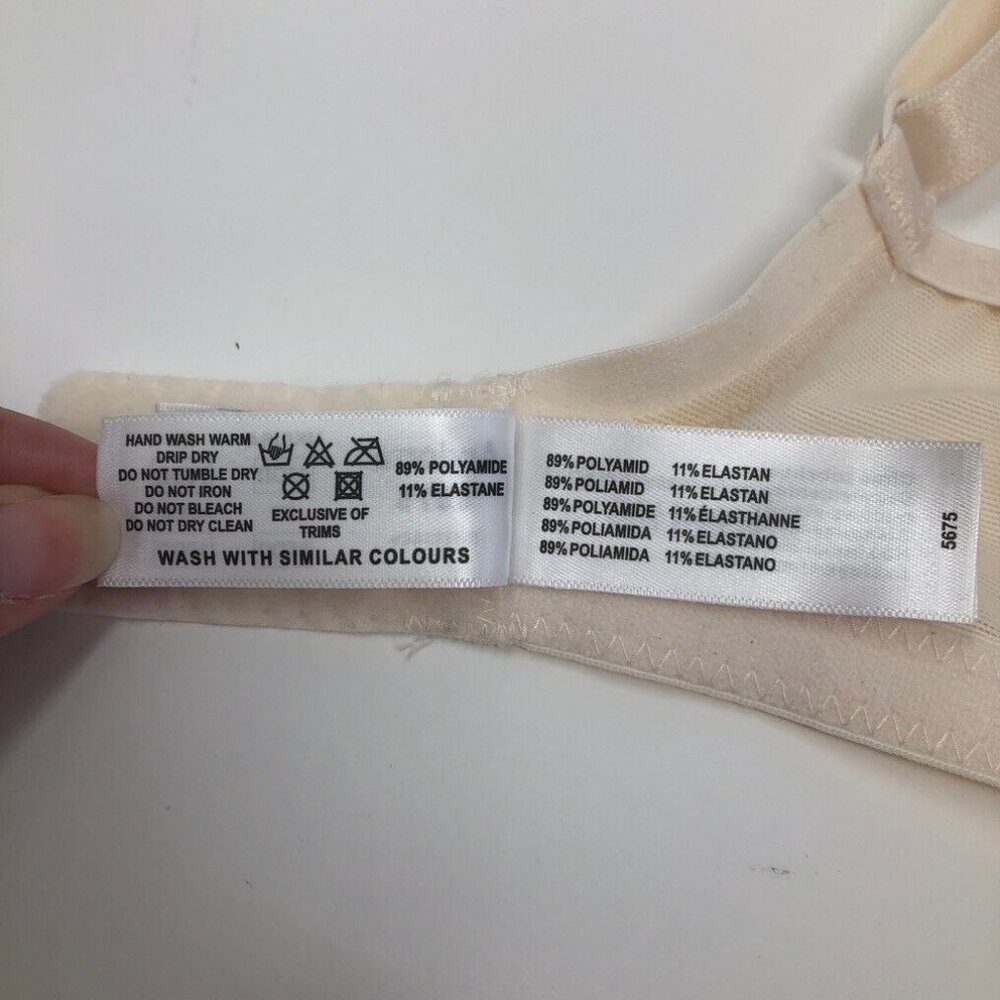 Panache Andorra Full Cup Bra Size 32DD Pearl Ivory - Picture 9 of 9